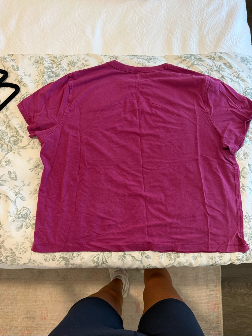 Lululemon Magenta Short Sleeve Tee - Picture 2 of 2